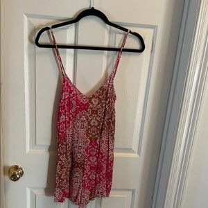 Show Me Your MuMu Pink and Brown Camisole